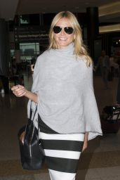 Heidi Klum Style - Arrives at Sydney Airport From Melbourn 1/27/2016