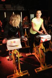 Hilary Duff and Lea Michele - SoulCycle x Target Launch Event in New York City, 1/14/2016