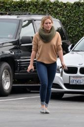 Hilary Duff in Jeans - Out in Beverly Hills 1/9/2016 