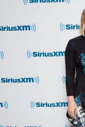 Hilary Duff Leggy in Mini Dress - at the SiriusXM Studios in New York City 1/11/2016