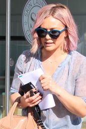 Hilary Duff Street Style - Out in Beverly Hills 1/21/16 