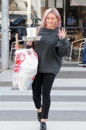 Hilary Duff Street Style - Out in Beverly Hills 1/22/2016