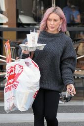 Hilary Duff Street Style - Out in Beverly Hills 1/22/2016