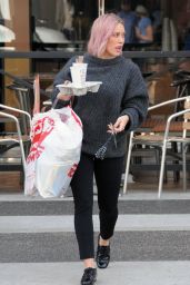 Hilary Duff Street Style - Out in Beverly Hills 1/22/2016