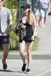 Immy Waterhouse in Shorts - Out in Barbados 12/31/2015 