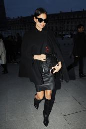 Irina Shayk Night Out Style - Paris 1/24/2016