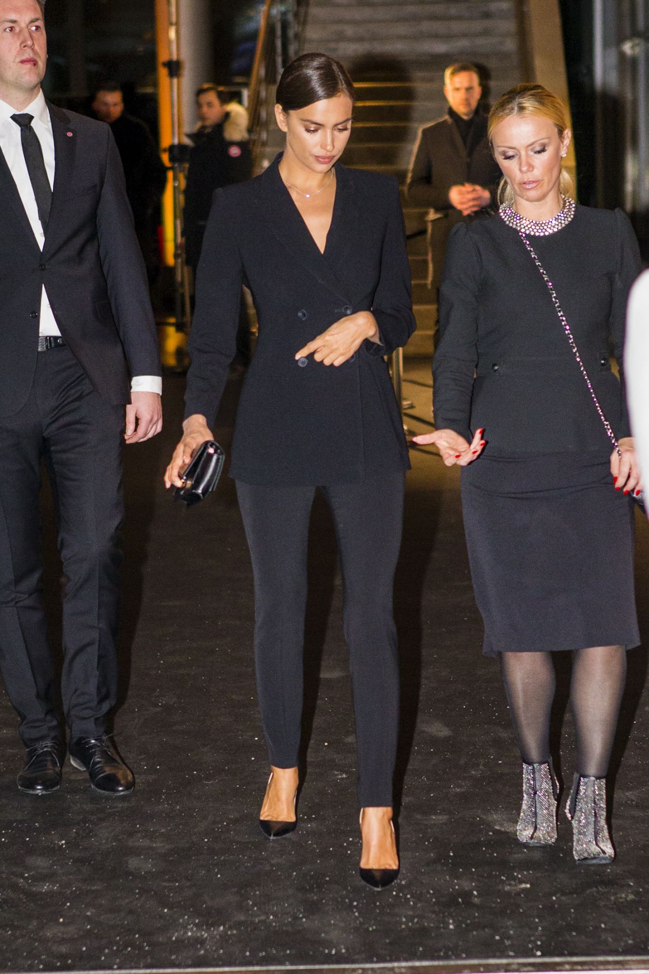 Irina Shayk Style Leaving Marc Cain After Show Party 1