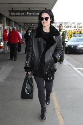 Jaimie Alexander Airport Style - at LAX in Los Angeles 1/11/2016 