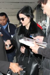 Jaimie Alexander Airport Style - at LAX in Los Angeles 1/11/2016 