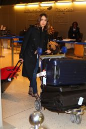 Jessica Alba at JFK Airport in NYC 1/27/2016