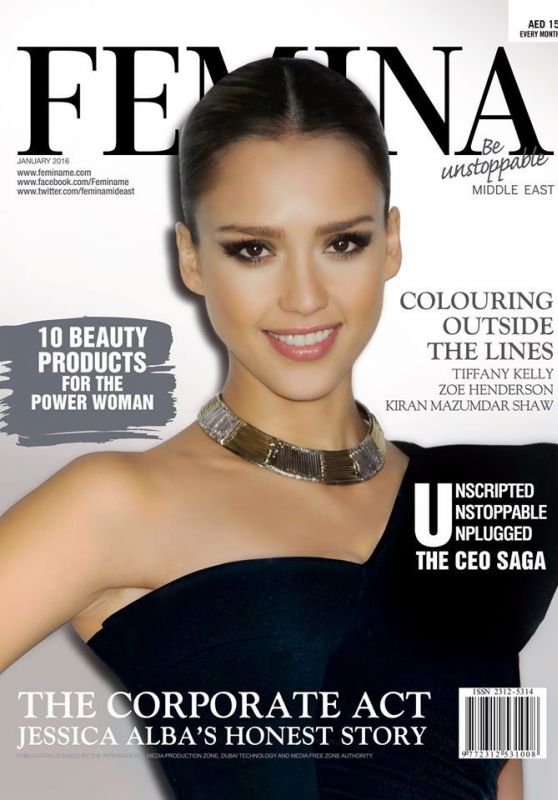 Jessica Alba - Femina Magazine January 2016 Cover