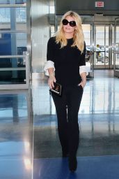 Jessica Simpson at JFK Airport in New York City, January 2016