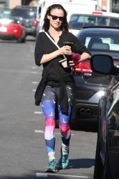 Juliette Lewis in Spandex - Out in Los Angeles 12/30/2015 