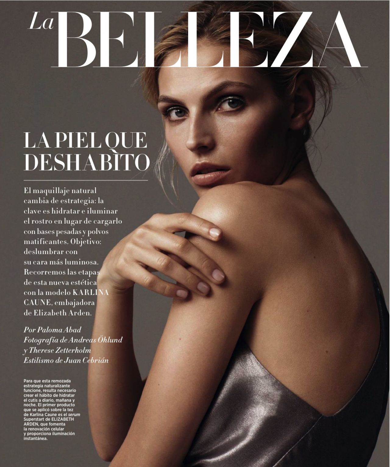 Karlina Caune - Harper's Bazaar Magazine Spain February 2016 Issue ...