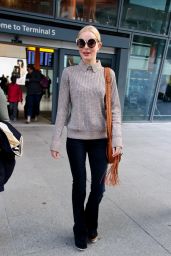 Kate Bosworth at Heathrow Airport in London 1/13/2016 