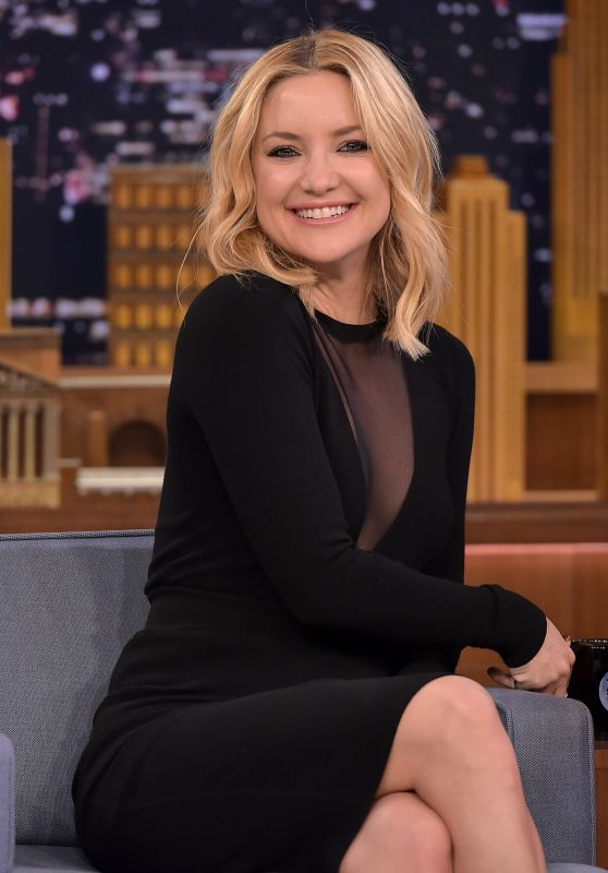 Kate Hudson Appeared On The Tonight Show Starring Jimmy Fallon In Nyc January 2016 • Celebmafia 