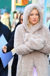 Kate Hudson Winter Style - Leavng the Greenwich Hotel in NYC 1/26/2016 