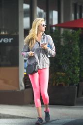 Kate Upton in Neon Pink Leggings  - Out in Beverly Hills 1/13/2016