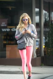 Kate Upton in Neon Pink Leggings  - Out in Beverly Hills 1/13/2016