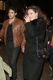 Kelly Brook Night Out - Outside Steam & Rye in London 1/28/2016 