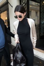 Kendall Jenner at  Her Hotel in Paris, January 2016