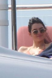 Kendall Jenner Bikini Candids - On a Yacht in St Barts 12/31/2015