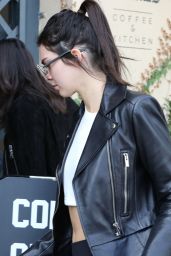 Kendall Jenner in Tights – Alfred Coffee in West Hollywood 1/4/2016