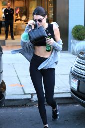 Kendall Jenner in Tights - Out in Beverly Hills, CA 1/8/2016