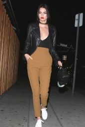 Kendall Jenner Night Out Style - Arriving at Nice Guy in West Hollywood, January 2016