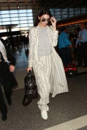 Kendall Jenner Street Fashion - at LAX AIrport in Los Angeles, 1/21/2016