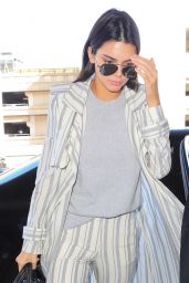 Kendall Jenner Street Fashion - at LAX AIrport in Los Angeles, 1/21/2016