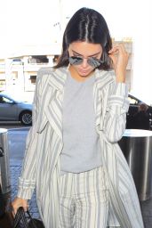 Kendall Jenner Street Fashion - at LAX AIrport in Los Angeles, 1/21/2016