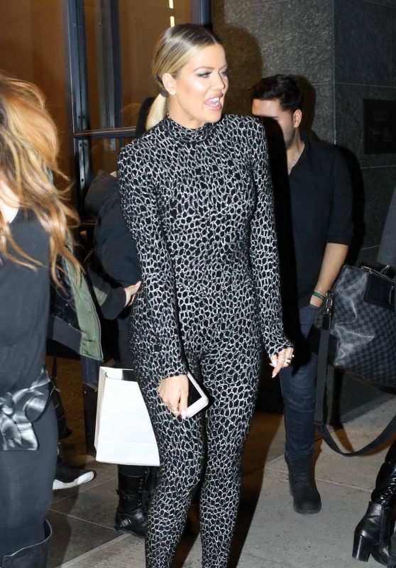 Khloe Kardashian Night Out Style - Leaving a Taping in New York City 01 ...