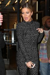Khloe Kardashian Night Out Style - Leaving a Taping in New York City 01/13/2016 