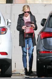 Kirsten Dunst - Out at a Nail Studio in Los Angeles 1/7/2016