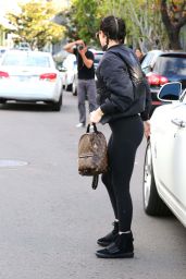 Kylie Jenner in Tights - Out in West Hollywood, January 2016
