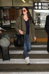 Lana Del Rey at LAX Airport,  January 2016