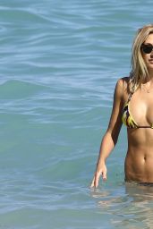 Lauren Stoner in a Bikini on the Beach in Miami 1/16/2016 