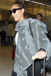 Leona Lewis Returning to Los Angeles - LAX Airport, January 2016