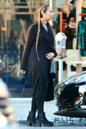 Leona Lewis Street Style  - Shopping at Nasty Gal in West Hollywood 12/29/2015 