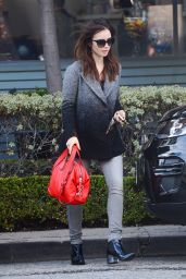 Lily Collins Casual Style - Out in Los Angeles 1/7/2016