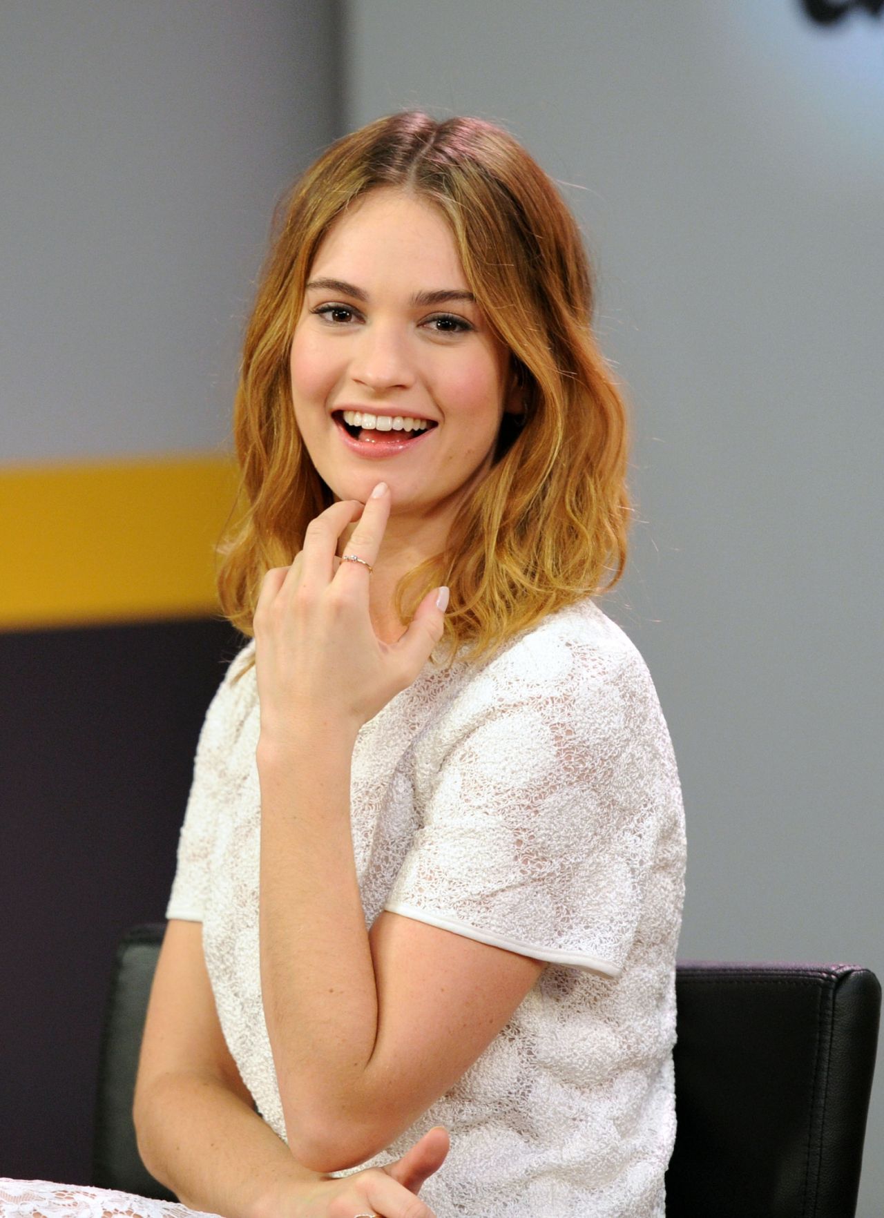 Lily James - IMDb Interview with Jerry O’Connell 1/27/2016.