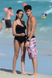 Madison Beer in a Swimsuit - Beach in Miami 12/31/2015