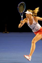 Maria Sharapova Practice Session Ahead of 2016 Australian Open Tennis Tournament in Melbourne