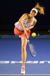 Maria Sharapova Practice Session Ahead of 2016 Australian Open Tennis Tournament in Melbourne