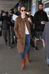 Michelle Monaghan Airport Style - at LAX in Los Angeles 1/11/2016 