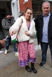 Miley Cyrus - Leaving ABC Kitchen in New York City, January 2016