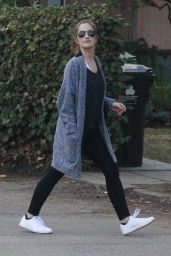 Minka Kelly Street Style - Out in Los Angeles, CA January 2016