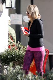 Molly Sims in Leggings - Out in Brentwood 1/26/2016 