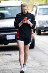 Natalie Dormer Leggy in Shorts - Out in Hollywood 1/11/2016 